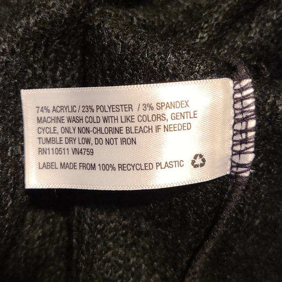 Maternity Cozy Wrap Cardigan in Black - Picture 4 of 4